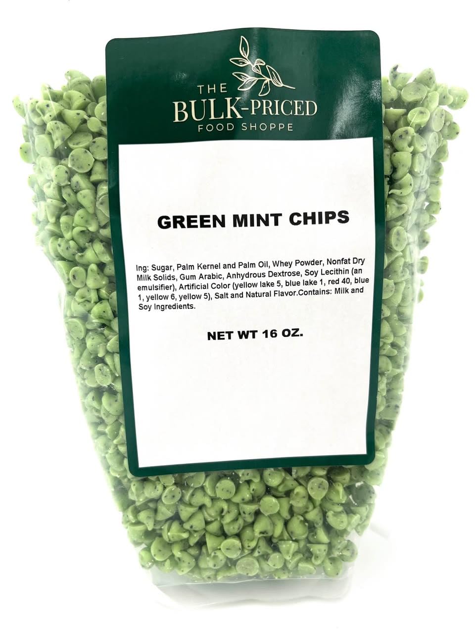 Amazon.com: Green Mint Chips, Bulk Size, Baking Chips, (1 lb